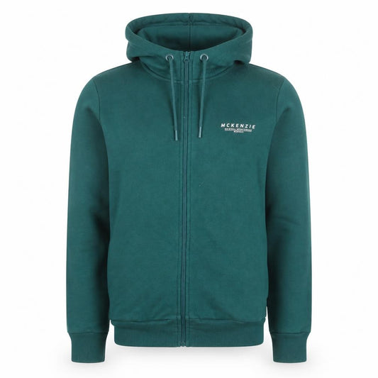McKenzie Men’s Green Full Zip Hoodie Size M Regular Fit