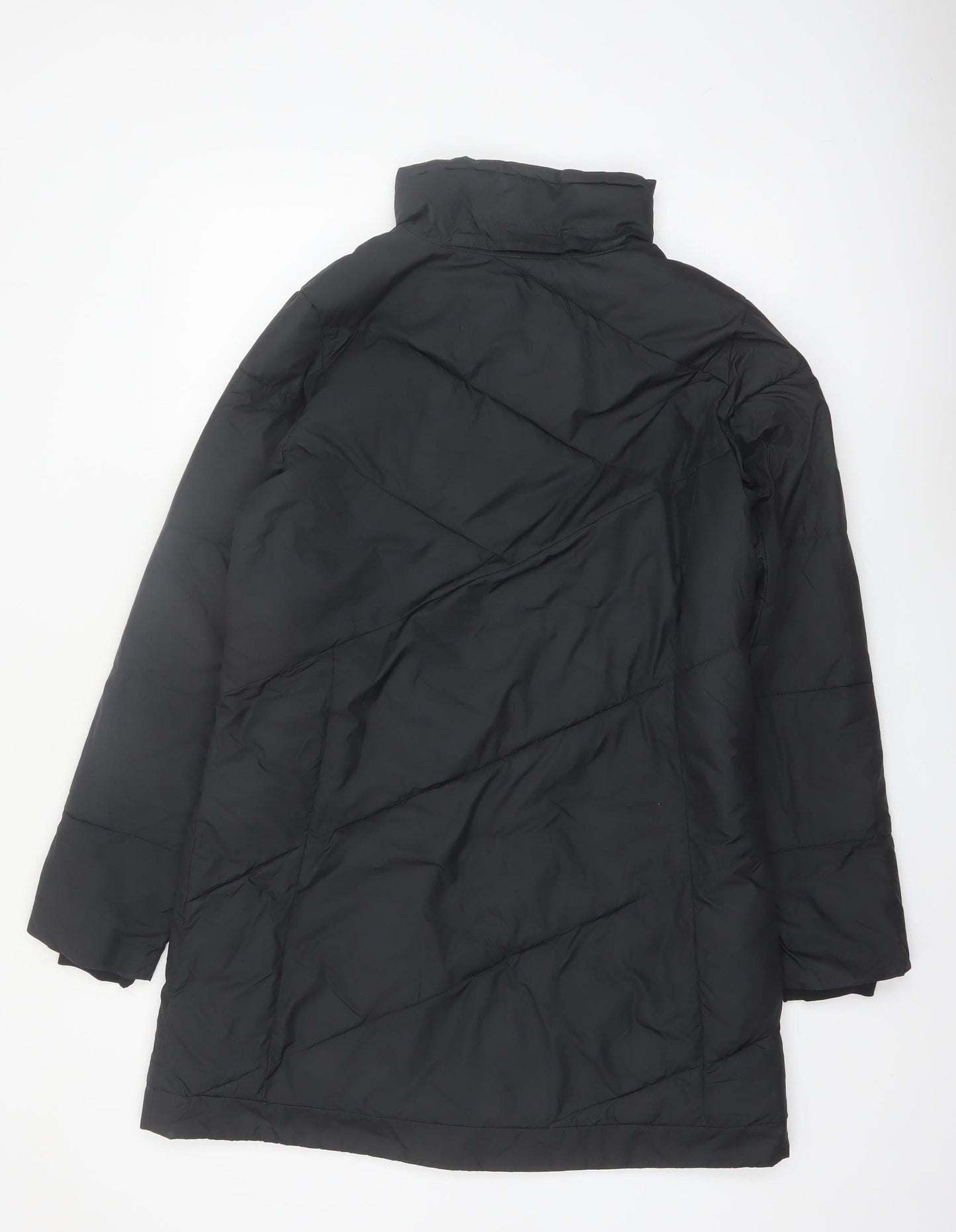 Columbia Women's Black Long Puffer Coat M Winter Outdoor