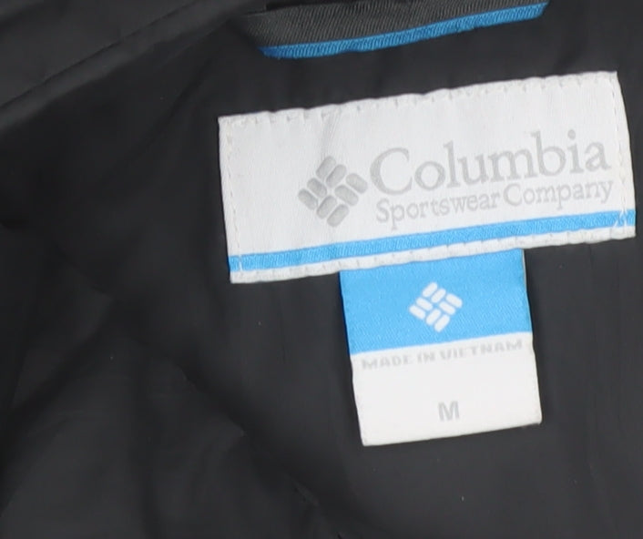 Columbia Women's Black Long Puffer Coat M Winter Outdoor