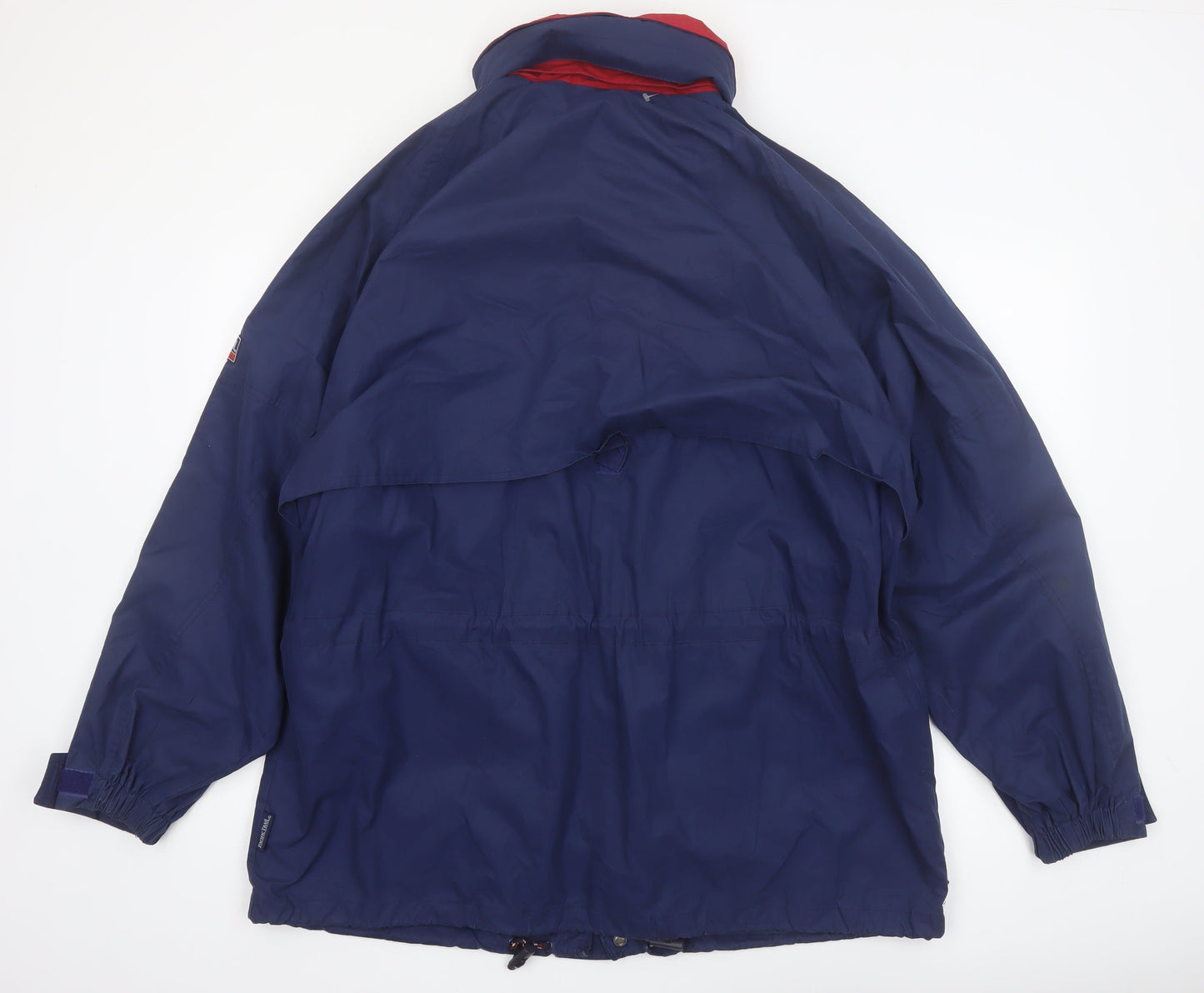Pacific Trail Men's Blue XL Nylon Parka Jacket Waterproof Outdoor