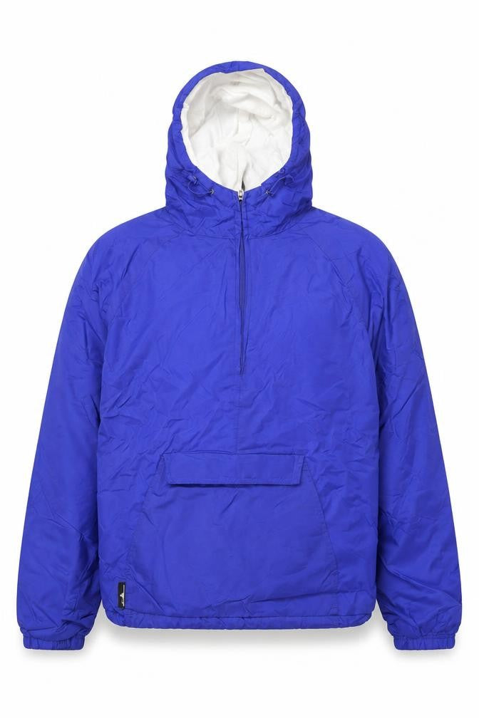 Charles River Apparel Men's Blue Anorak Windproof Hooded Jacket Size S