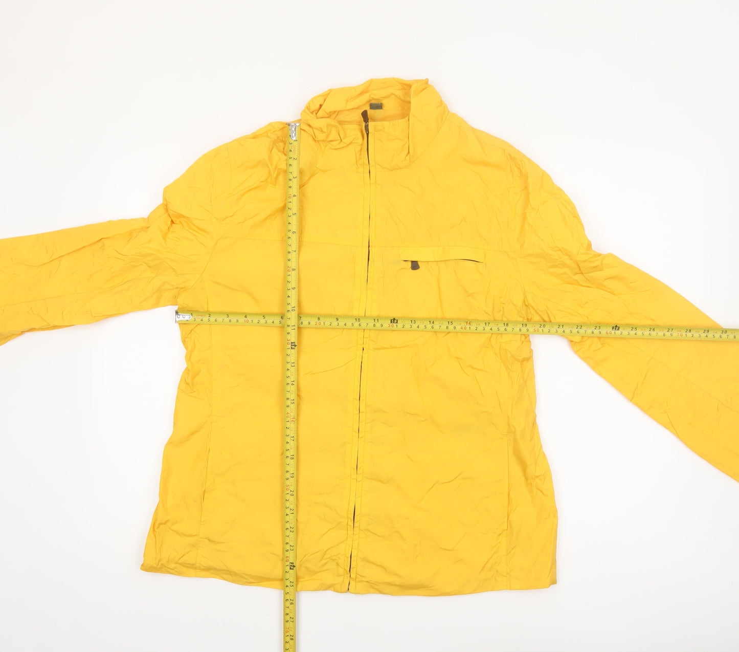 Dockers Womens Yellow XL Windbreaker Lightweight Jacket