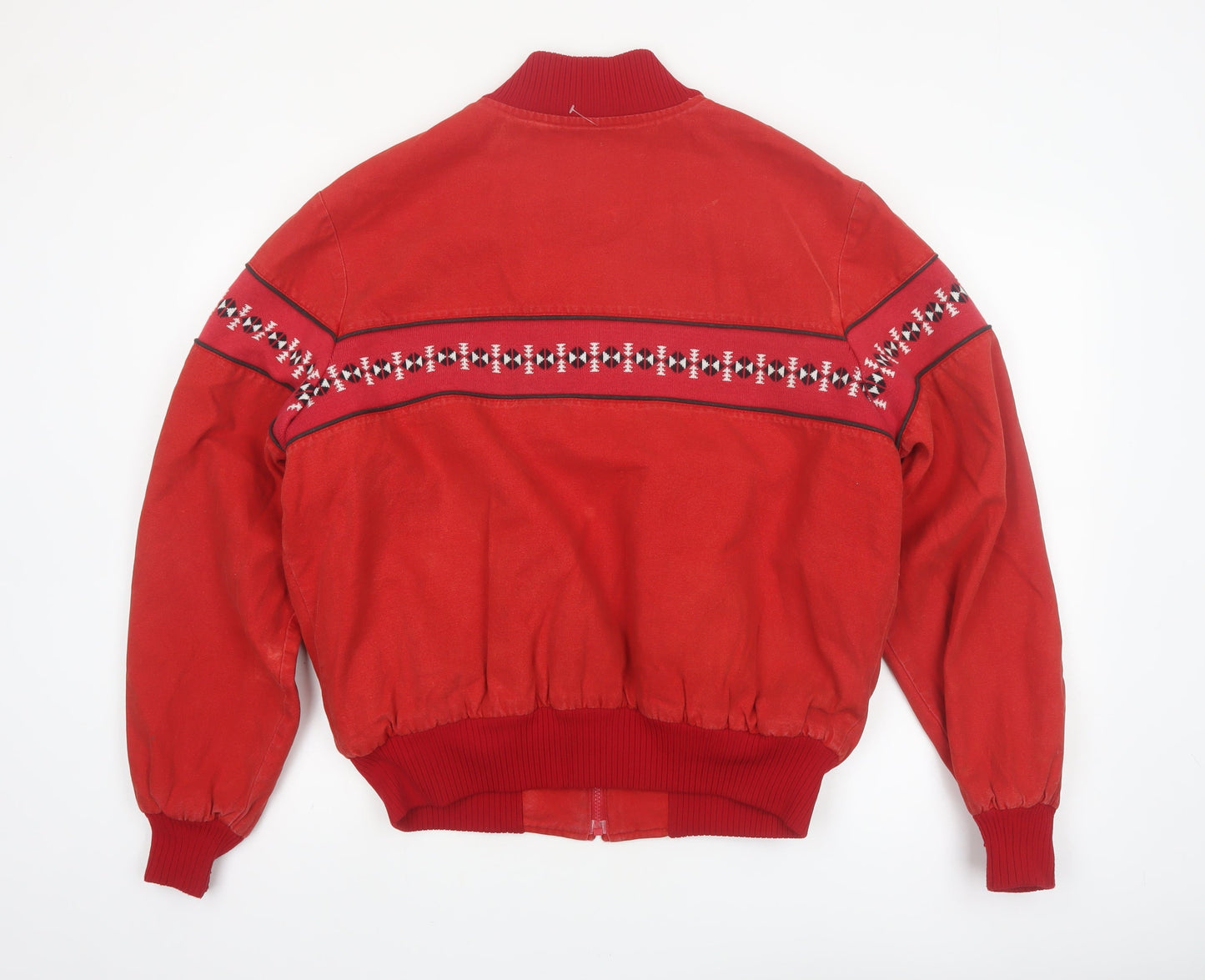 The Wear of the West Men's Red L Bomber Jacket Western Style