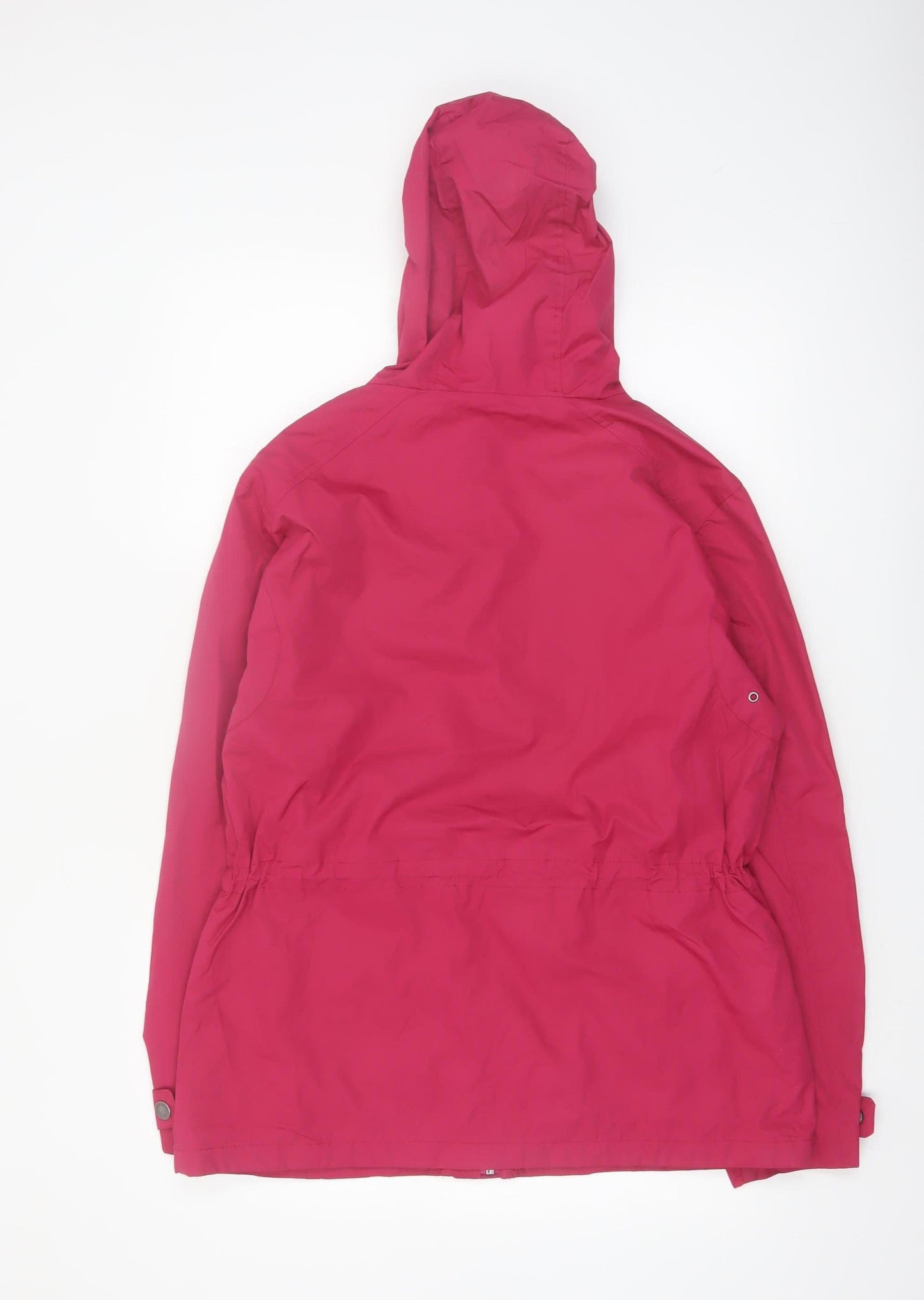 White Sierra Women's Pink Waterproof Hooded Rain Jacket M