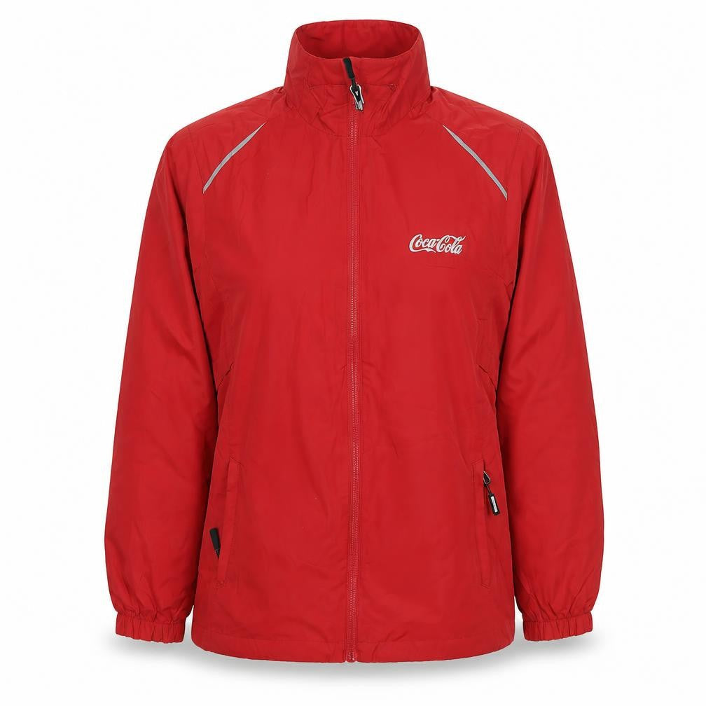 Core365 by North End Women's Red Windbreaker Jacket Size M Reflective