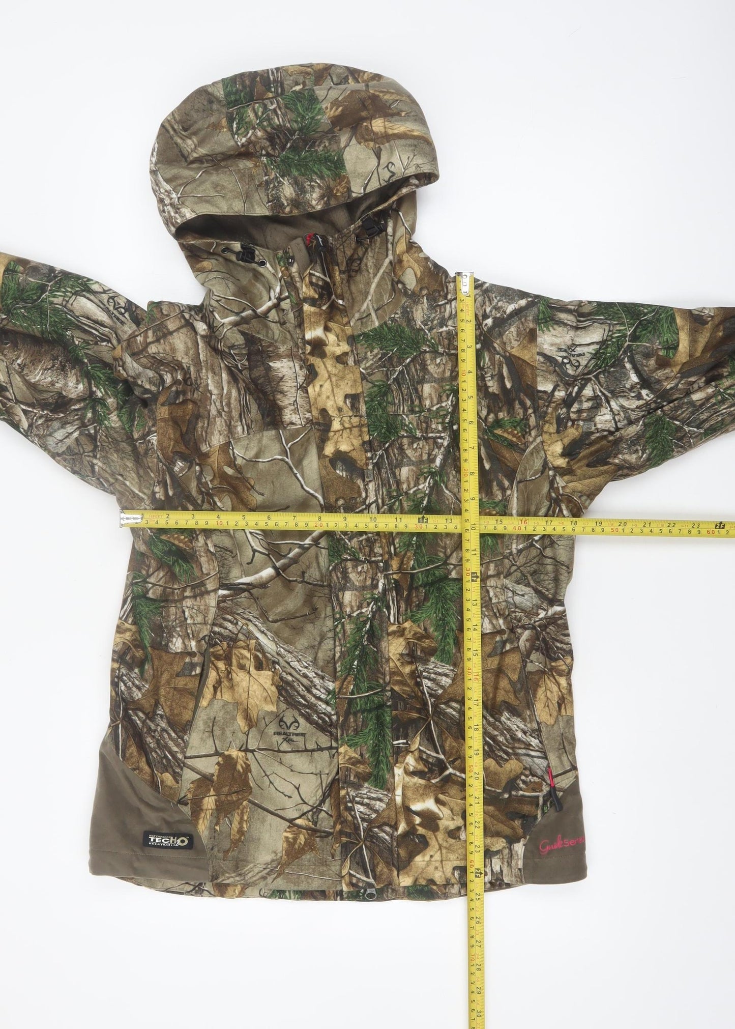 GuideSeries Women Brown Camouflage Hooded Waterproof Jacket S