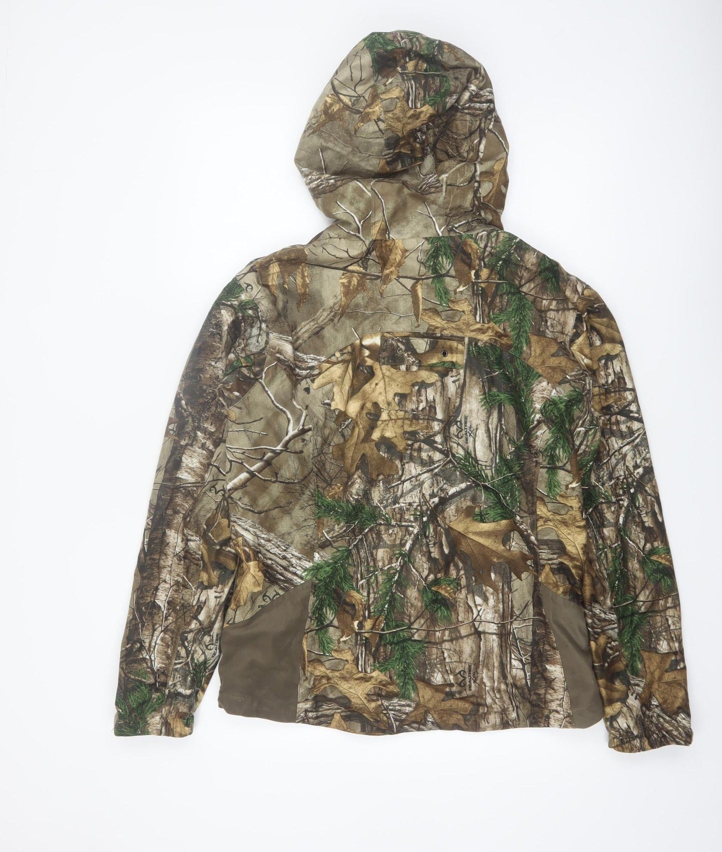 GuideSeries Women Brown Camouflage Hooded Waterproof Jacket S