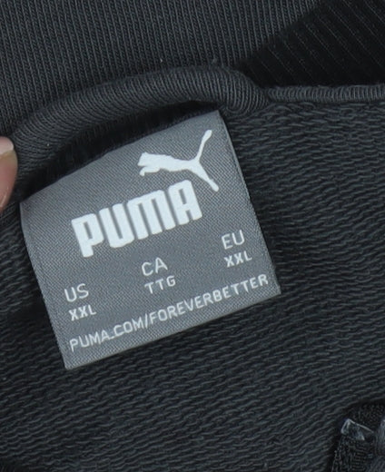 Puma Men’s Black Manchester City Bomber Jacket 2XL Full Zip