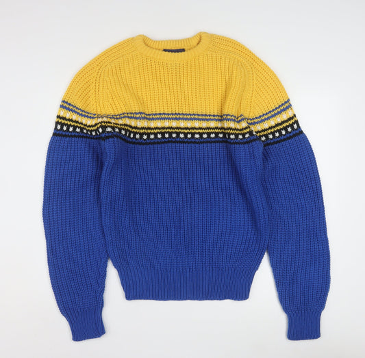 Claybrooke Men's Multicoloured Chunky Knit Acrylic Jumper M