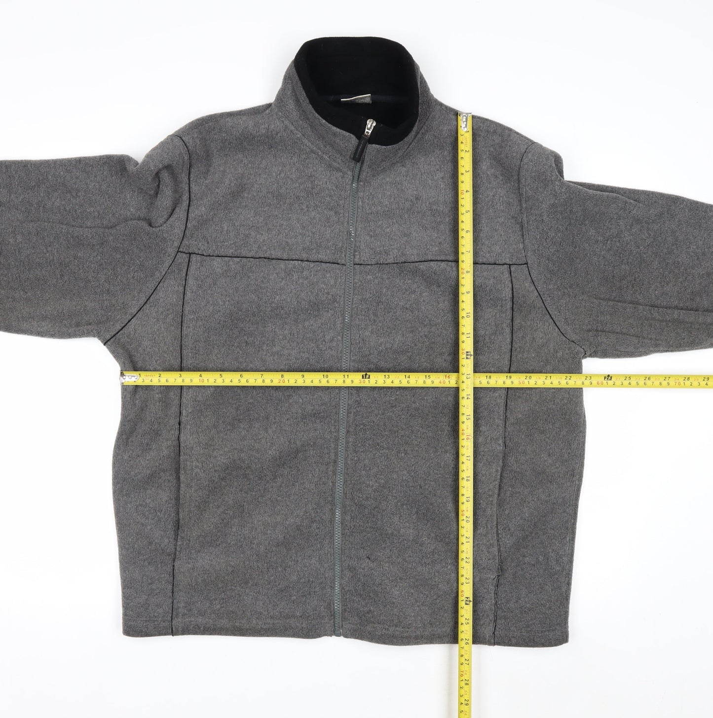 Greygoose Men’s Grey Full Zip Microfleece Sweatshirt L