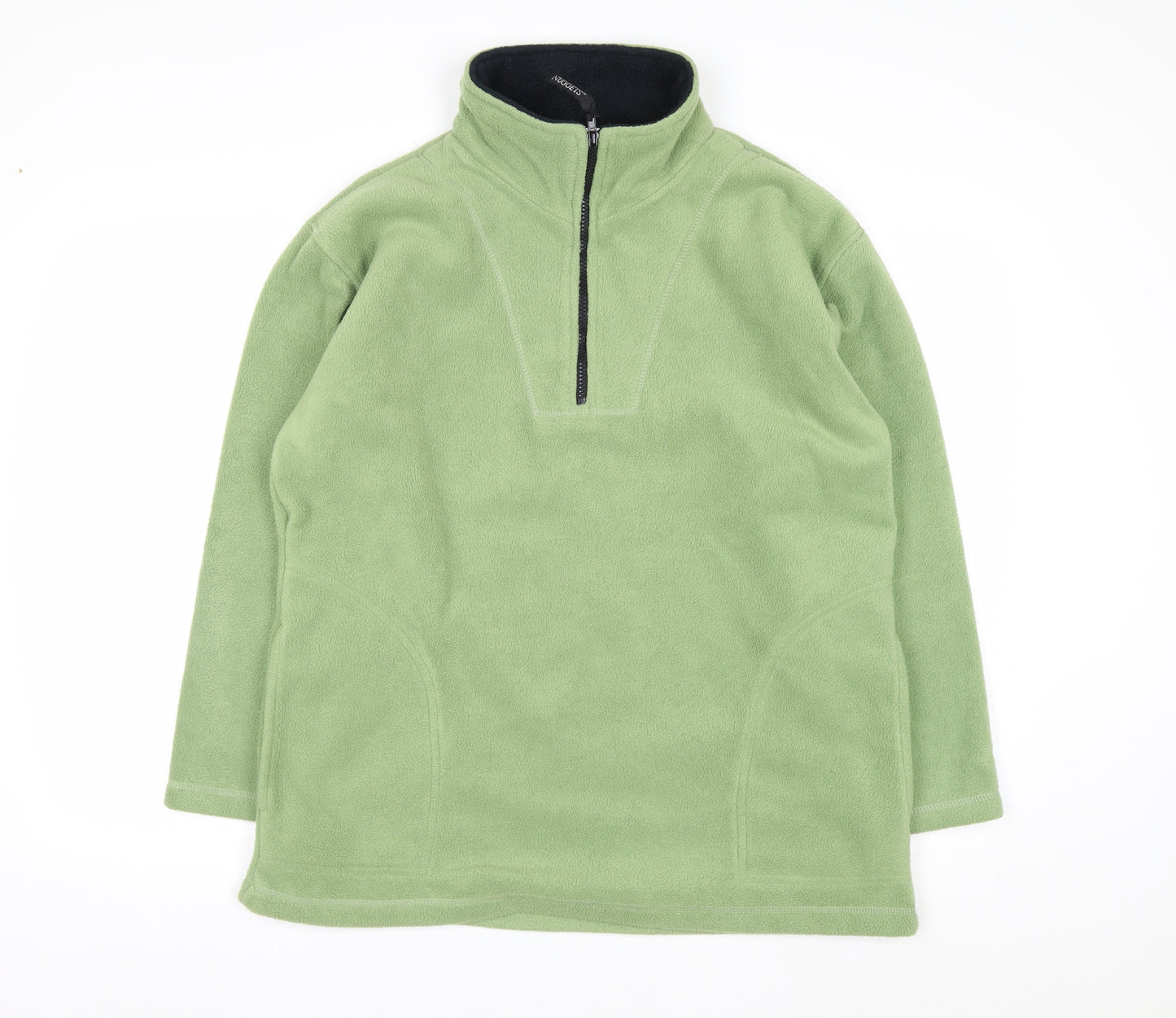 Nuggets Classic Collection Green Fleece 1/2 Zip Pullover Sweatshirt S/M