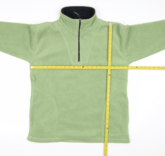 Nuggets Classic Collection Green Fleece 1/2 Zip Pullover Sweatshirt S/M