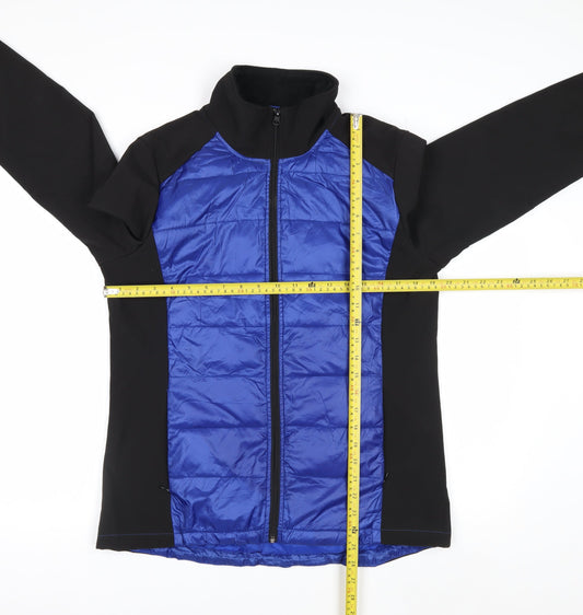 Athletic Works Women's Blue Softshell Jacket Size M Full Zip