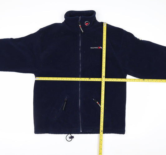 Trespass Men's Blue Full Zip Fleece Sweatshirt Size S Outdoor Jacket
