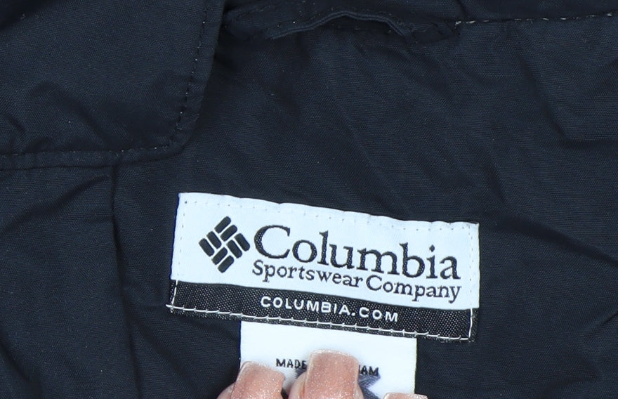 Columbia Women's Black Waterproof Hooded Parka Jacket M