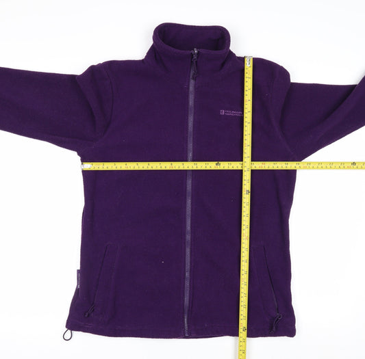Mountain Warehouse Women’s Purple Full Zip Fleece Jacket UK 10