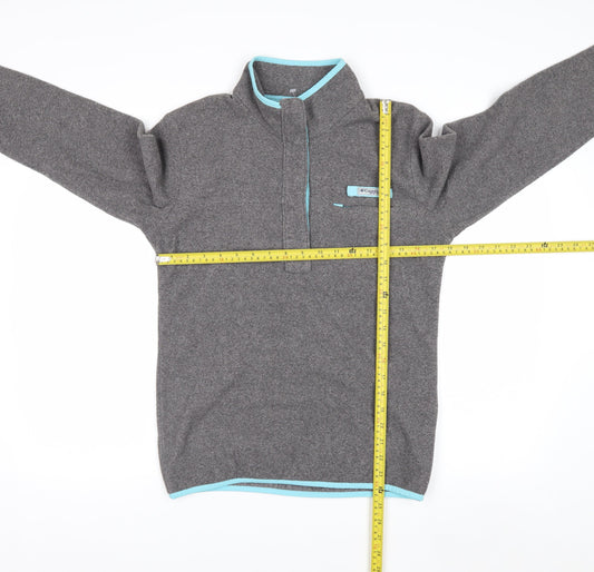 Columbia Women’s Grey Fleece Pullover Sweatshirt Small