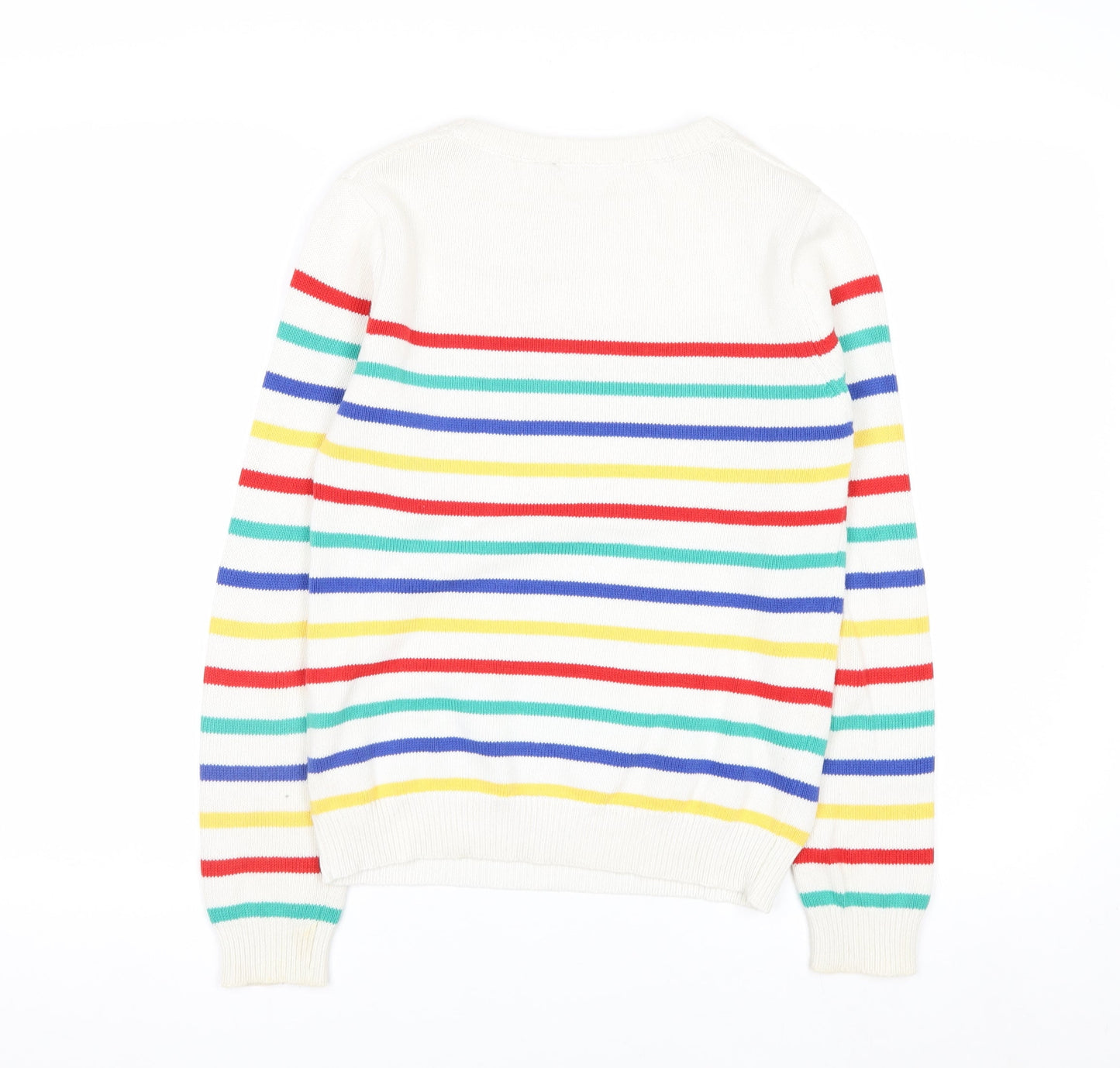 Brave Soul Women's Multicoloured Stripe Cotton Jumper Size S