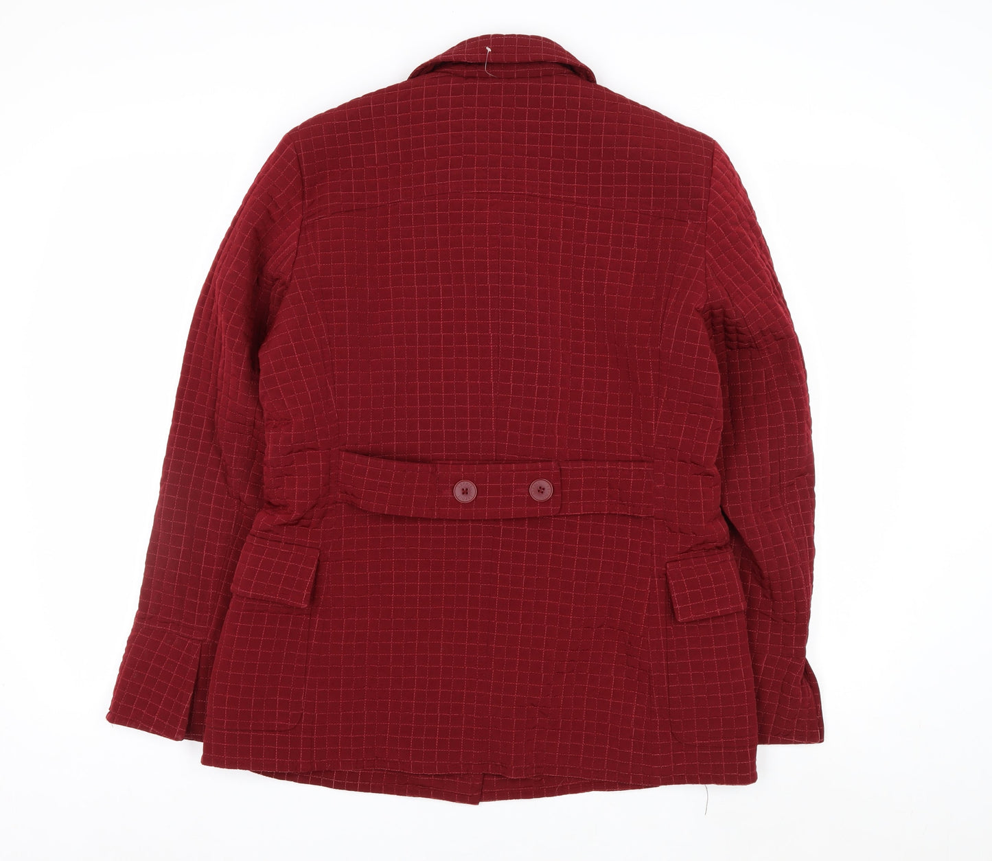 Esprit Women's Red Quilted Mid-Length Jacket Size S