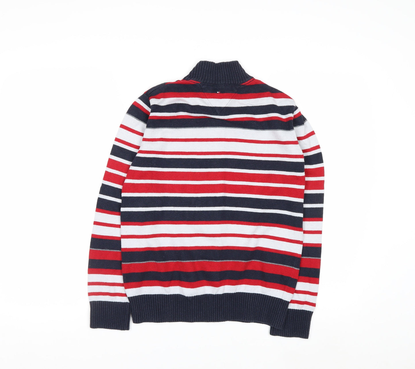 Tommy Hilfiger Women’s Multicoloured Full Zip Striped Jumper Size 12