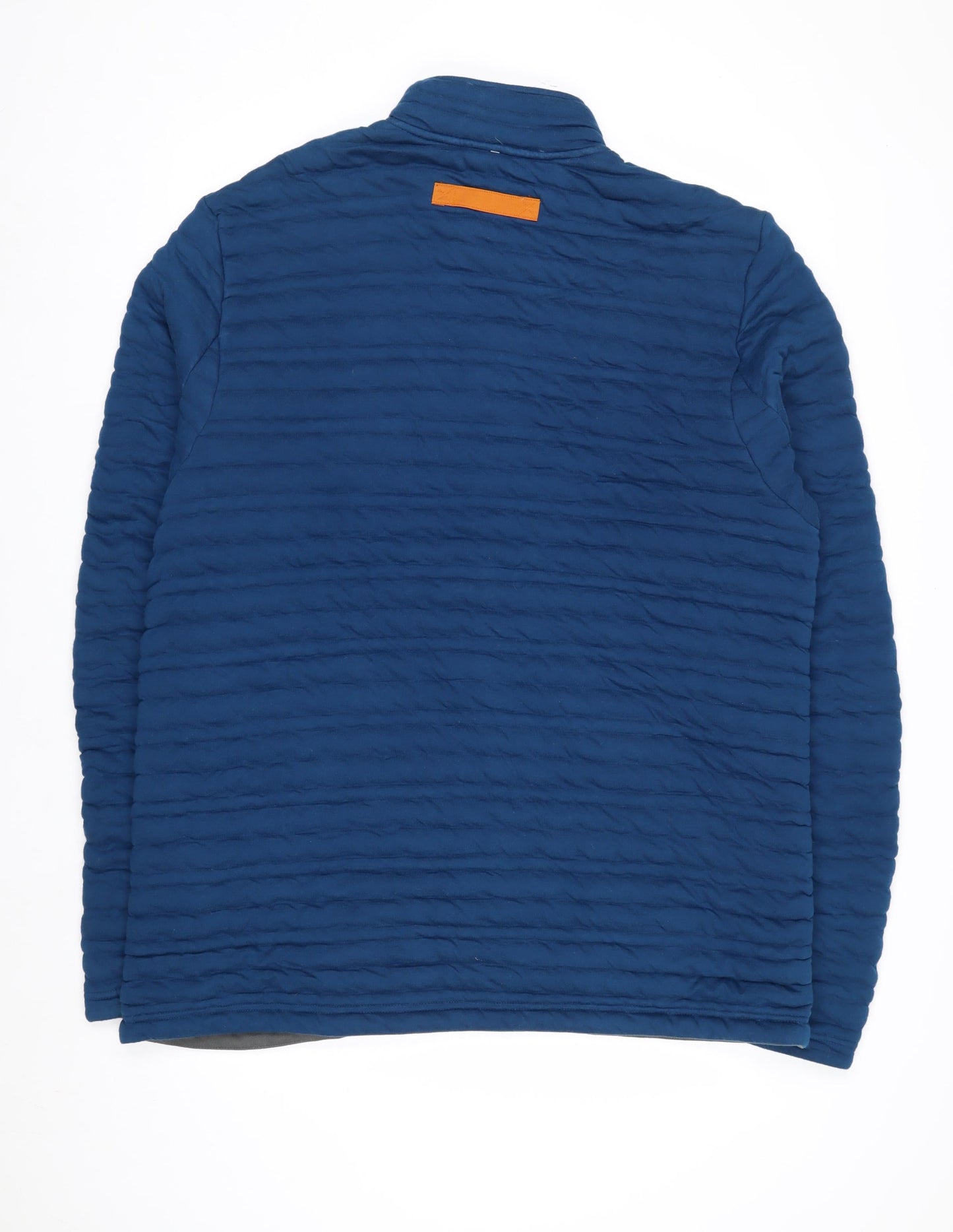 Duluth Trading Co. Men Blue Quilted Work Jacket Size L Cotton Blend