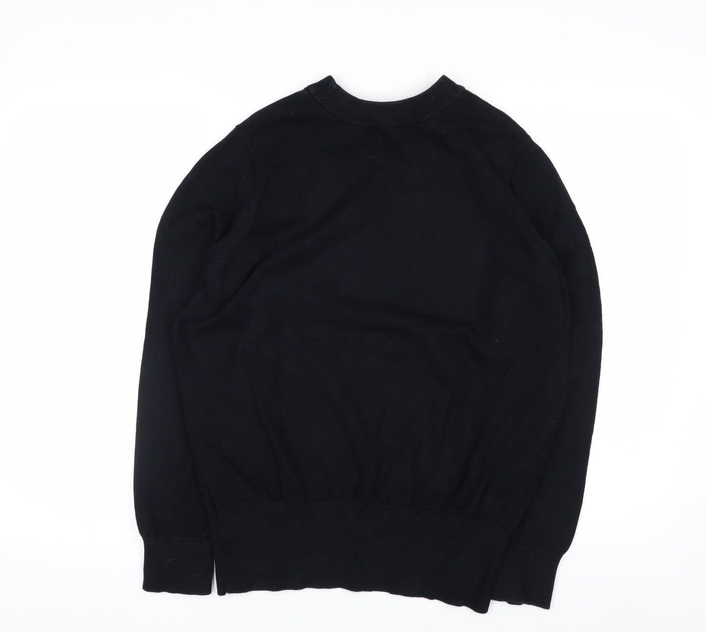 Joanie Women's Black Lightning Pullover Jumper Medium Knit Cotton