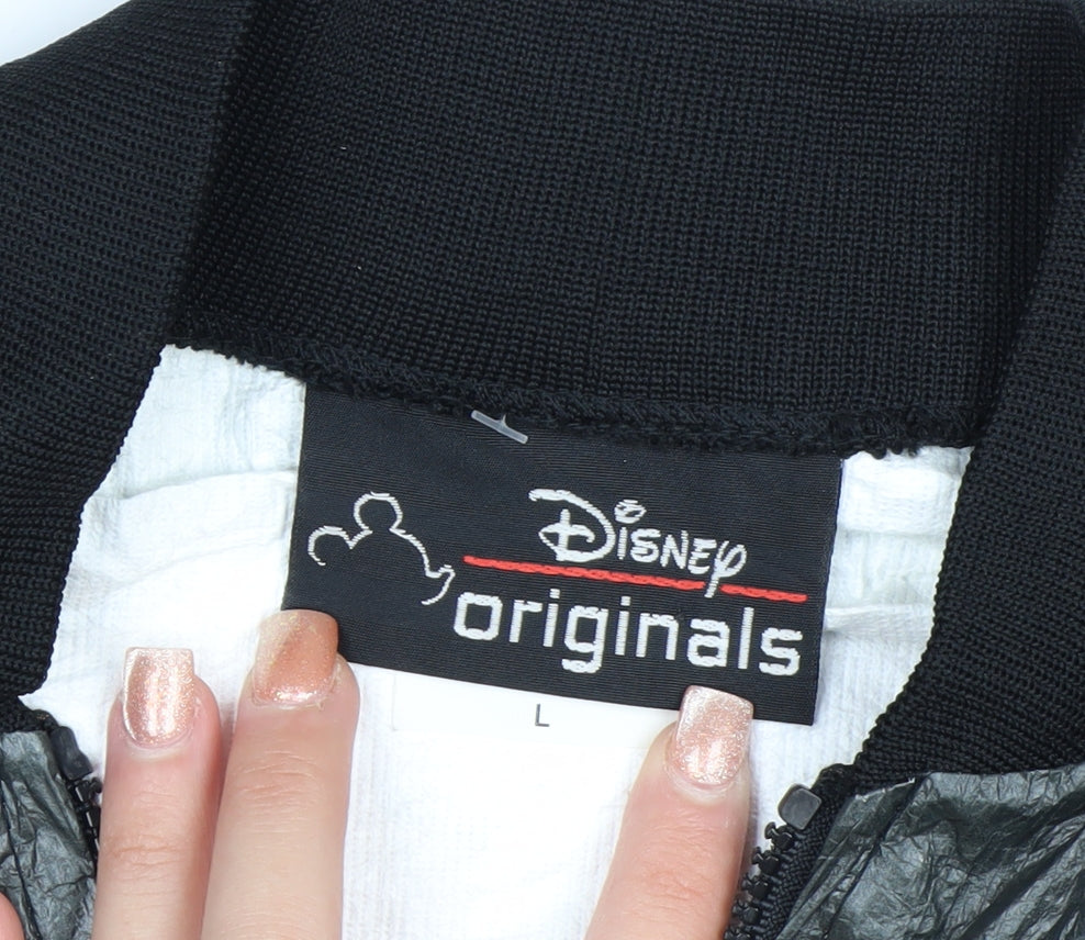 Disney Originals Womens Multicoloured L Bomber Jacket 90s Marathon Mickey