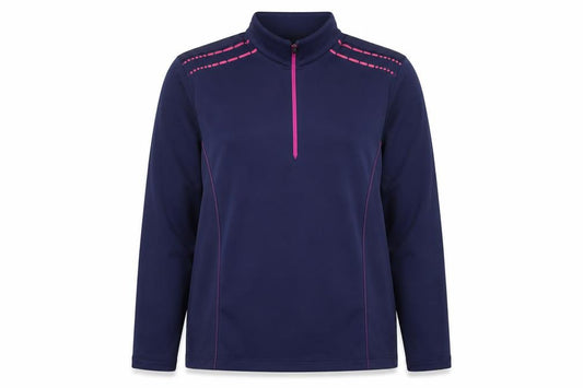 Nike Golf Women's Navy Therma-Fit 1/2 Zip Pullover Sweatshirt Size L