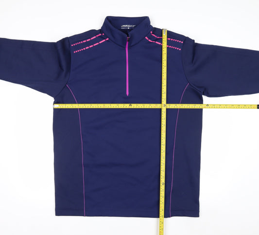 Nike Golf Women's Navy Therma-Fit 1/2 Zip Pullover Sweatshirt Size L