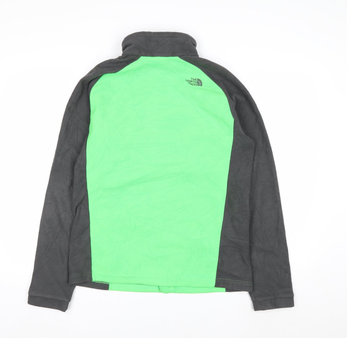The North Face Teens Green Full Zip Fleece Sweatshirt XL