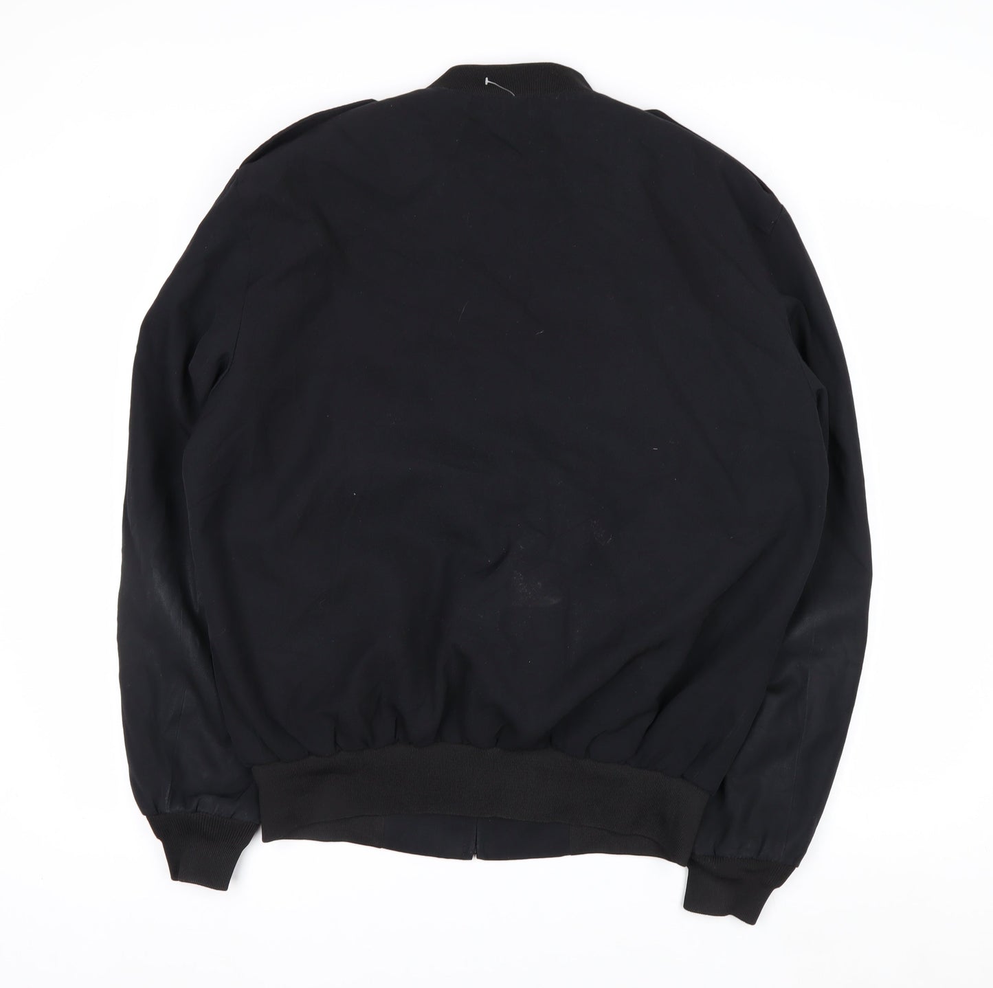 Neptune Garment Co. Men's Black Wool Blend Bomber Jacket Size 42