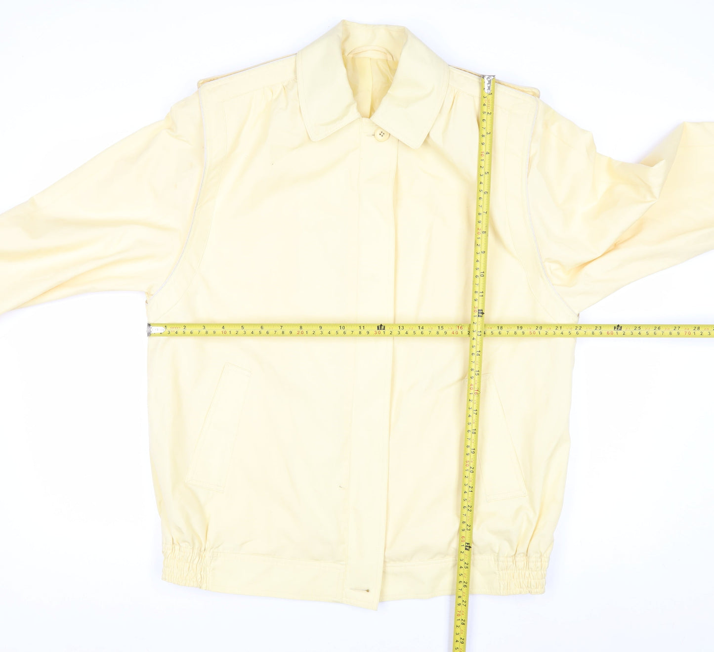 Lady Adler Women's Yellow Classic Short Jacket Size 12