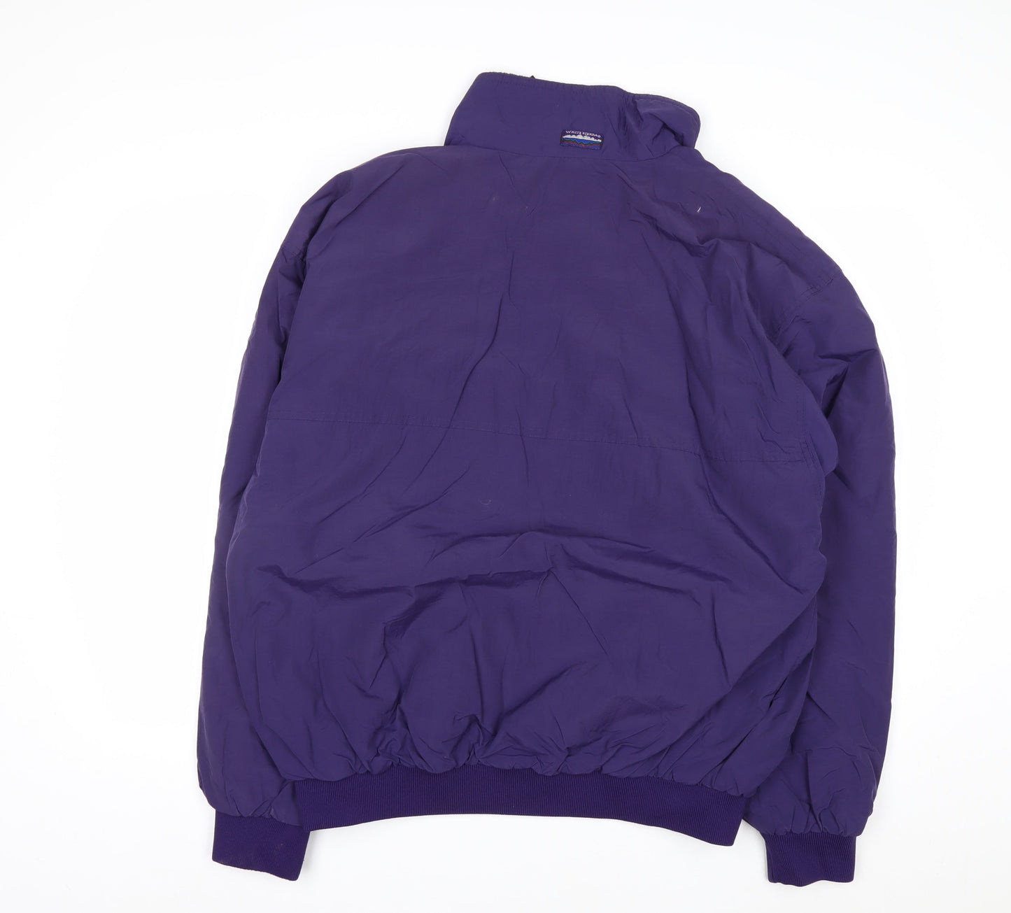 White Sierra Men’s Purple XL Bomber Jacket Outdoor Nylon Winter Coat