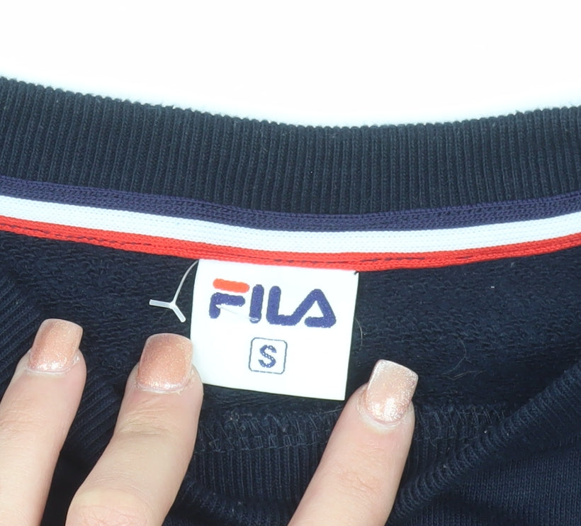 Fila Women's Navy Blue Small Pullover Sweatshirt