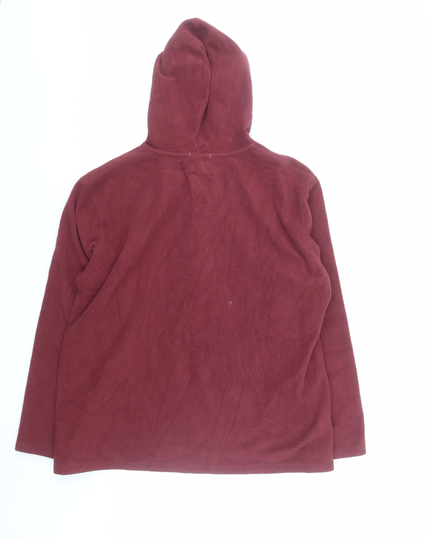 L.L.Bean Unisex Red Fleece Pullover Hoodie XL Regular