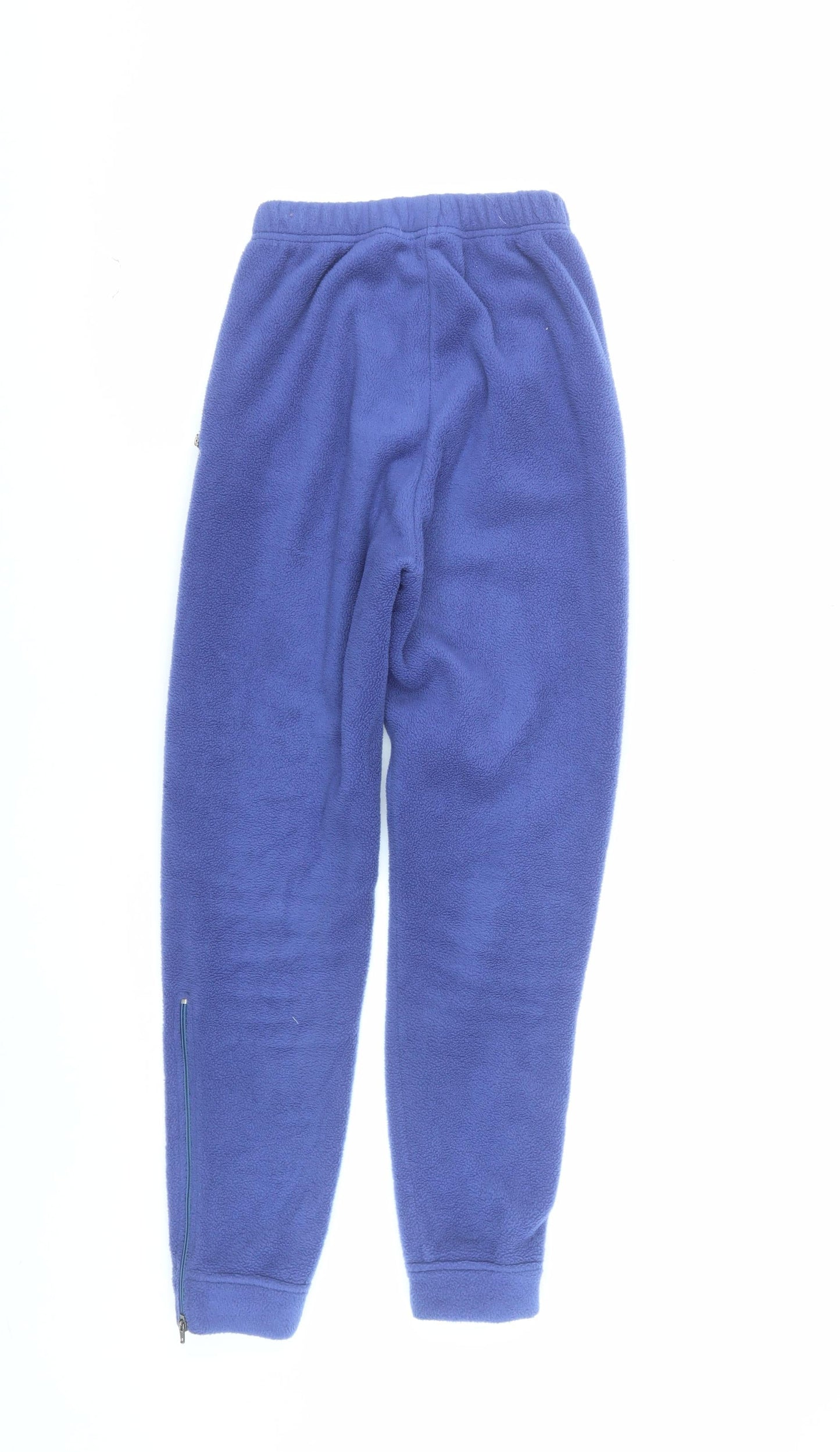 Polartec Men Blue Fleece Sweatpants XS Elastic Waist Winter Warm
