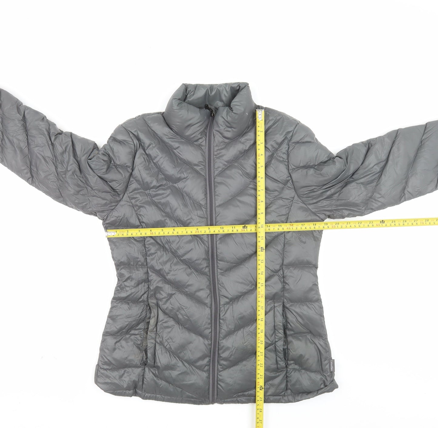 Calvin Klein Men's Grey M Lightweight Down Puffer Jacket