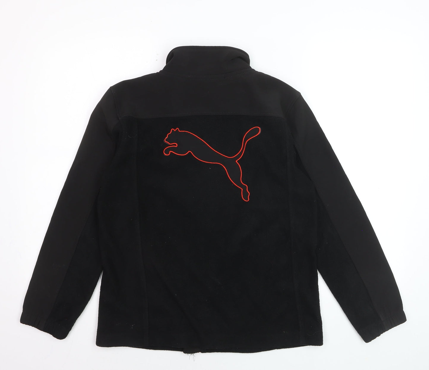 Puma Teens Black Full Zip Fleece Sweatshirt XL Sports Style