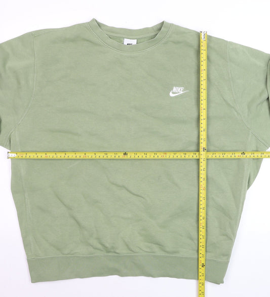 Nike Men's Green XL Crew Neck Pullover Sweatshirt