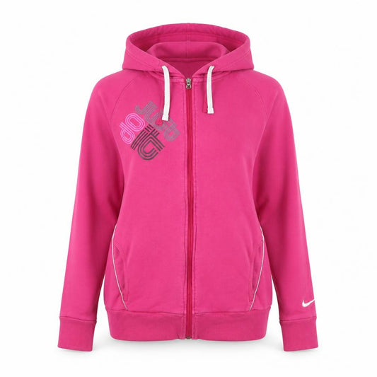 Nike Women's Pink Dri-FIT Full Zip Hoodie Size S