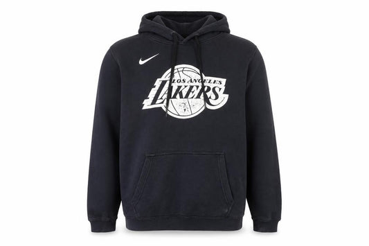 Nike Men's Black Los Angeles Lakers Pullover Hoodie L Sports Fleece