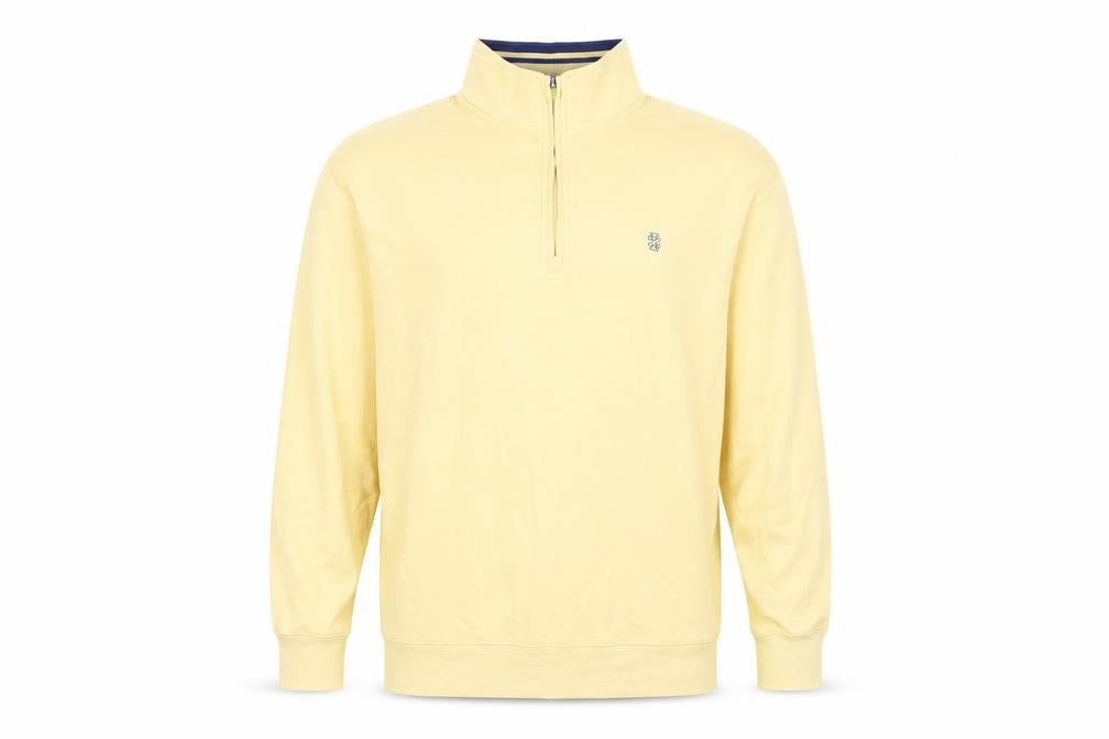 IZOD Men’s Beige XL 1/2 Zip Cotton Golf Sweatshirt