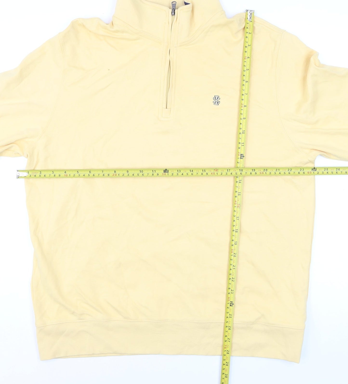 IZOD Men’s Beige XL 1/2 Zip Cotton Golf Sweatshirt