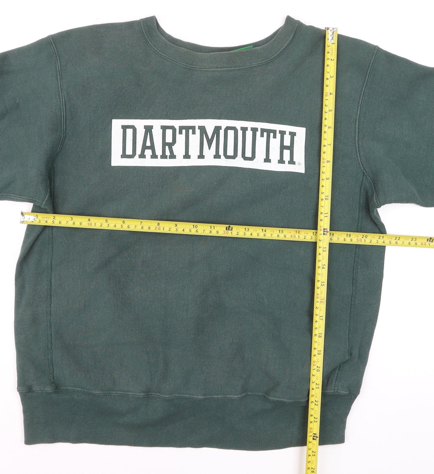 Champion Reverse Weave Green Dartmouth College Men's XL Sweatshirt