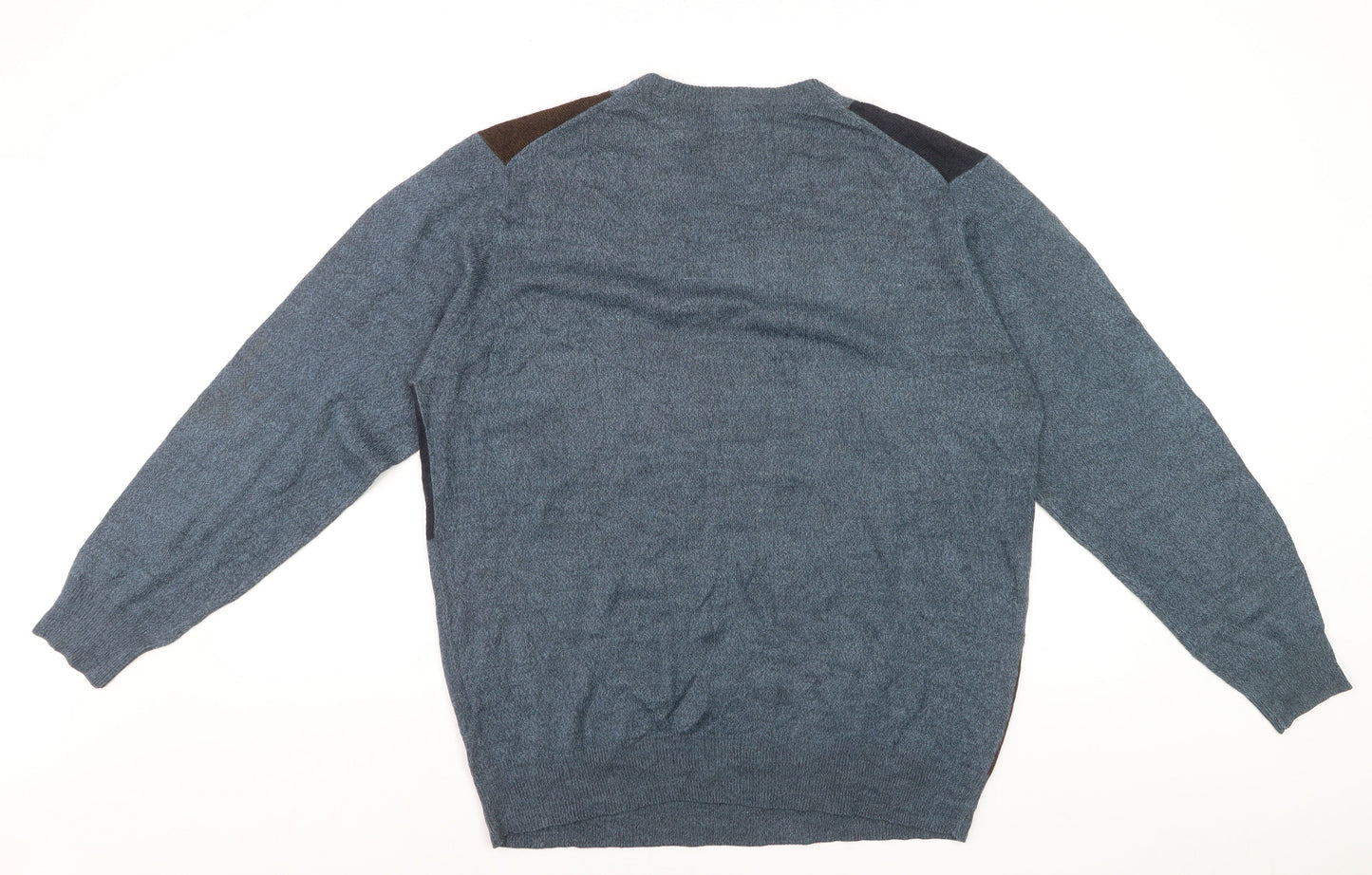 Dockers Mens Multicoloured L Knit Crew Neck Pullover Jumper