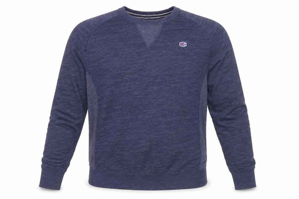 Champion Men's Blue Crew Neck Pullover Sweatshirt Size L