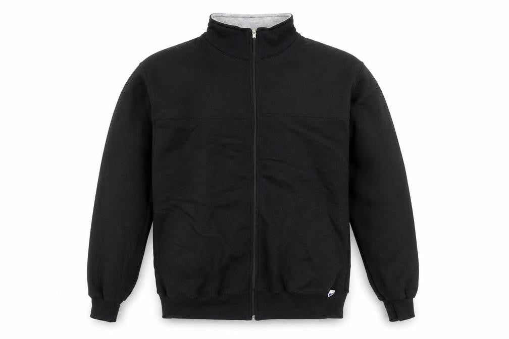 Russell Athletic Men's Black Full Zip Fleece Sweatshirt M