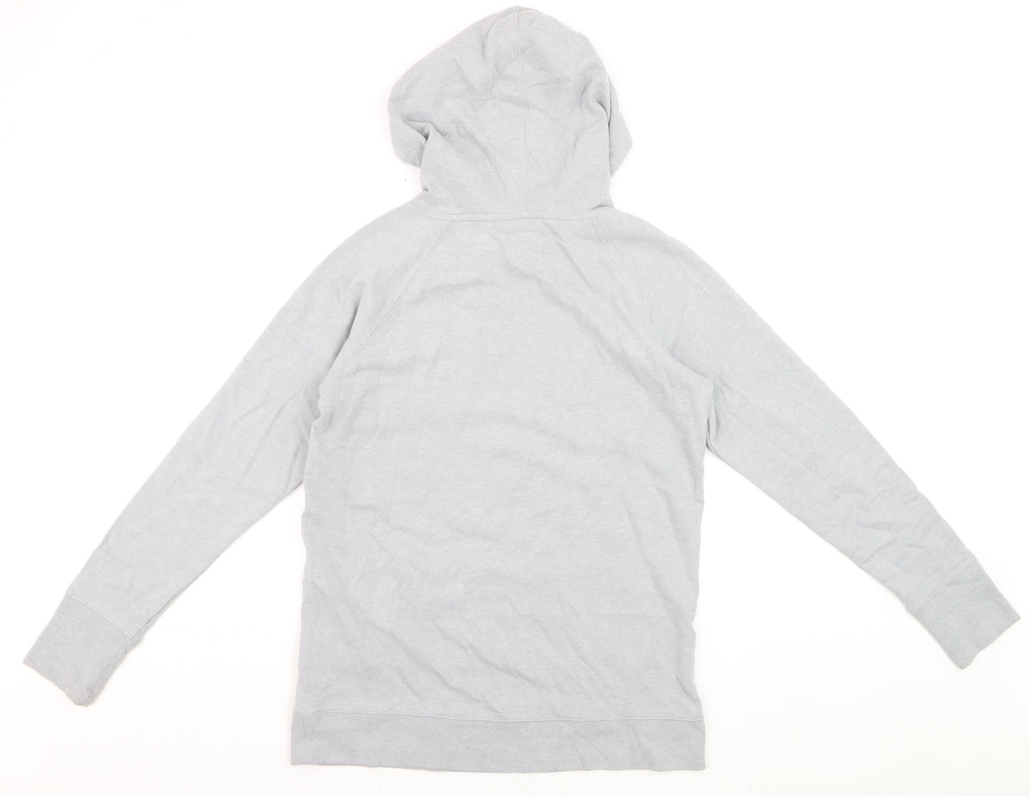 Champion Mens Grey Small Pullover Hoodie Logo Athletic Sweatshirt