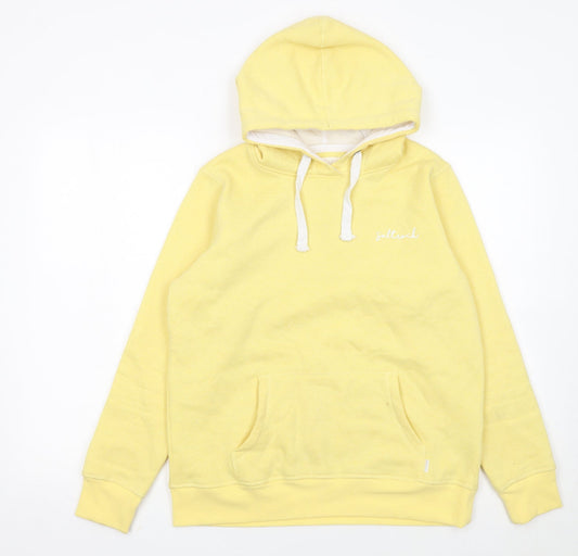 Saltrock Women Yellow Pullover Hoodie Size S Cotton Blend