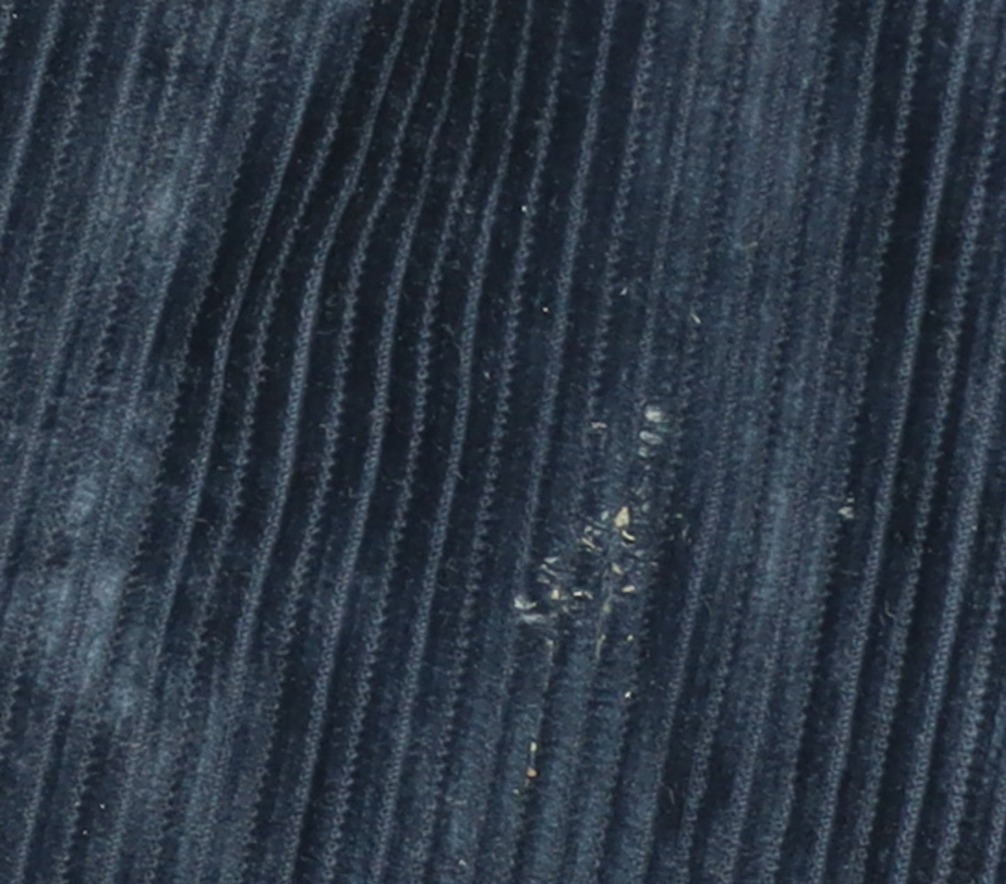 Marks and Spencer Men's Blue Corduroy Regular Fit Trousers 36W 33L